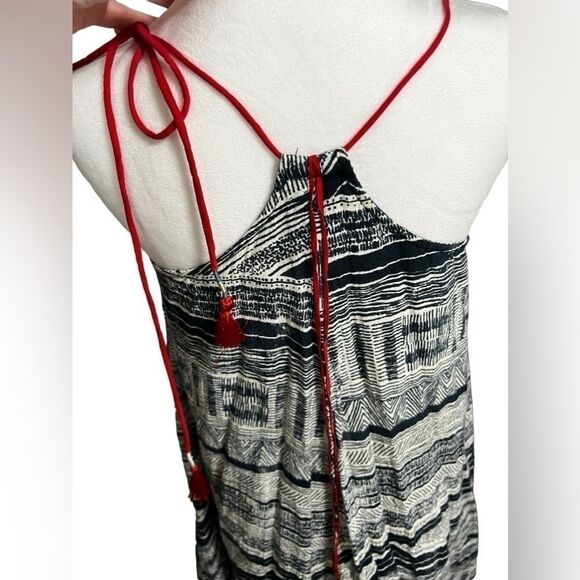 Akemi+Kin Rivera Tassel black and white red
Tie Women's Batik Anthropologie xs - Picture 5 of 14